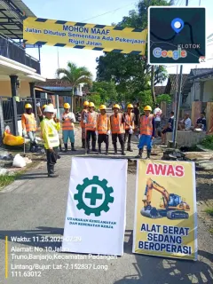 Proyek BKKD Jalan Rigid Beton Desa Banjarjo